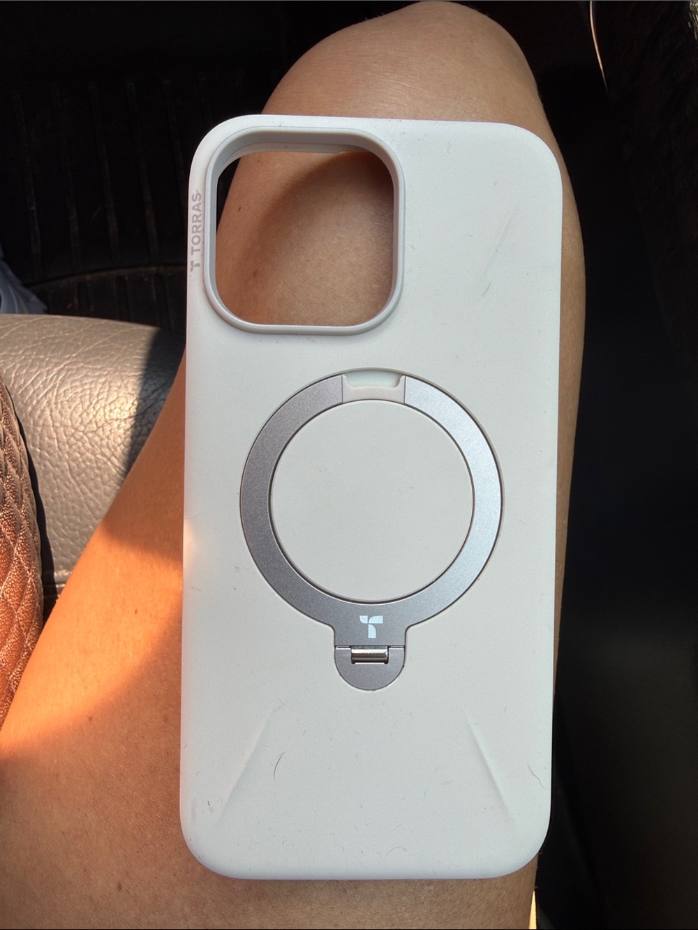 Torras silicone IPhone 16promax phone case with stand
